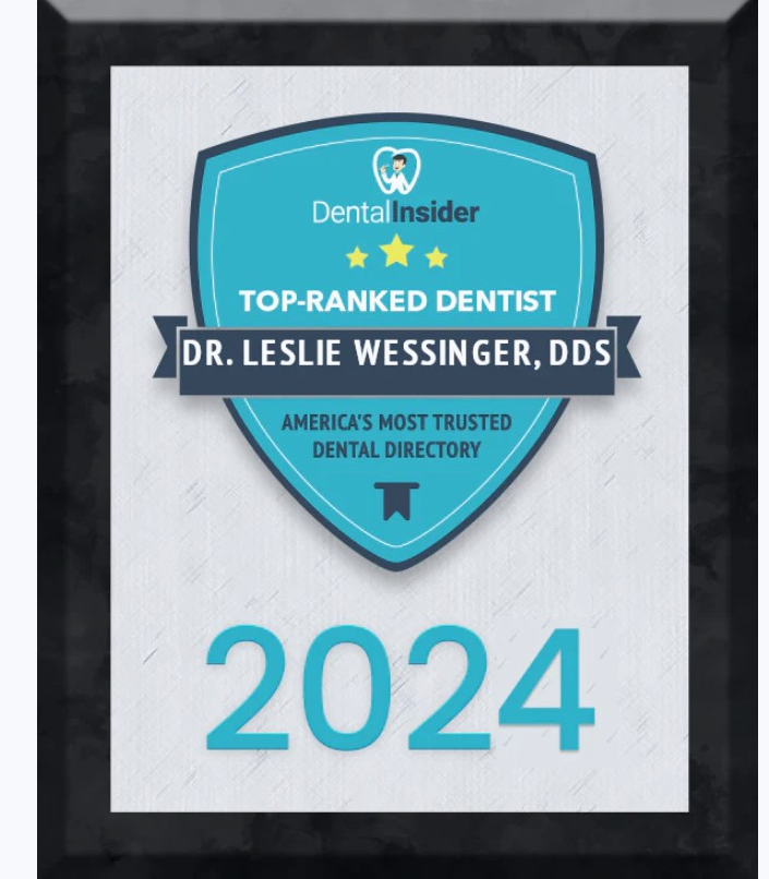 Dental Insider Top-Ranked Dentist 2024 — Dr. Leslie Wessinger, DDS